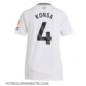 Aston Villa Ezri Konsa #4 Replika Bortatröja Damer 2024-25 Kortärmad
